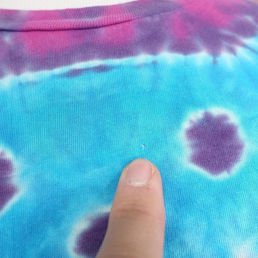 Vintage Grateful Dead Bear Face T-Shirt L Tie-Dye Made USA Single Stitch Tee - Picture 3 of 10